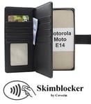 Skimblocker Motorola Moto E14 XL Plånboksfodral (Svart)