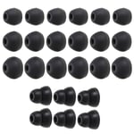 24p Replacement Earbuds Tips Compatible with BeatsX Urbeats Earphones, Black