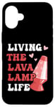 Coque pour iPhone 16 Plus Lampe à lave Life Collector années 70 hippie vintage