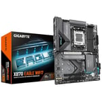 GIGABYTE X870 EAGLE WIFI7 Motherboard - Supports AMD Ryzen 9000 CPUs, 14+2+2 phases VRM, up to 8000MHz DDR5 (OC), 1xPCIe 5.0, Wi-Fi 7, 2.5GbE LAN, USB 4