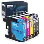 5Lot Ink Cartridges Fit Brother LC223 XL MFC-J5625DW J5720DW J5320DW DCP-J4120DW