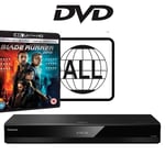 Panasonic Blu-ray Player DP-UB820 MultiRegion for DVD 4K inc Blade Runner 2049