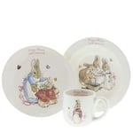 Enesco Beatrix Potter Coffret Repas 3 pièces Motif Lapins