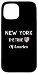 iPhone 15 Patriotic Love New York USA The True Heart Of America Case