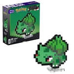 MEGA Pokémon Action Figure Building Set, Bulbasaur with 374 Pieces and Pixel Ret