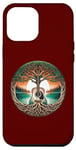 Coque pour iPhone 12 Pro Max Folk Music In Nature By A Lake Guitare acoustique hippie