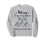 Hiking is my escape from mom life, and it keeps me sane Sweatshirt