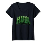 Womens Marvel The Incredible Hulk Rubble Smash V-Neck T-Shirt