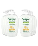 Simple Womens Sensitive Skin Expert Moisturising handwash with Chamomile oil,6pk 250ml - NA - One Size