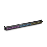 Cameo 24 x 3 W TRI LED Bar in black housing with IR Remote Control - TRIBAR 400 IR