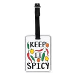 Keep It Spicy Chilli Visual Luggage Tag Suitcase Bag