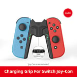 Aolion-Prise De Charge Pour Manette De Jeu Nintendo Switch Joycon,Support Rapide,Station De Charge,Accessoires - Type Black With Audio