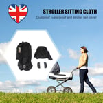 4 in 1 Car Seat Stroller Canopy Sunshade Cover for Doona FooFoo (Black)