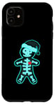 iPhone 11 X-Ray Gingerbread Man Skeleton Christmas Nurse Xray Tech Case