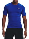 Under ArmourHeatGear Short Sleeve Baselayer T-Shirt - Royal/White