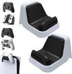 Support Mural pour ps5 Console,Support pour Xbox Series,Support pour ps5 Casque,Support d'affichage Socle Universel pour Nintendo Switch Pro-Noir&Blanche