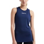 Craft Rush Slim Singlet W Marin polyester X-Small Dam