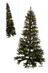 J-LINE - Sapin DE Noel + LED Demi Mural Plastique Vert