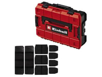 Einhell E-Case S-F, Boks Med Små Deler, Polypropylen, Svart, Rød, 25 Kg, Hengsel, Bil