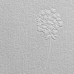 Anaglypta Luxury Textured Vinyl Paintable Embossed Wallpaper Dandelion RD80005