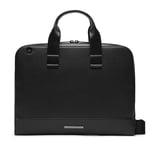 Laptopväska Calvin Klein Modern Bar Slim Laptop Bag Mono K50K511529 Svart