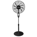 Ventilateur sur pied avec 10 pales efficaces, comprend une télécommande pour contrôler la vitesse et la direction de l'air facilement, idéal pour améliorer la circulation dans n'importe quel espace.