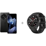 OnePlus 13 5G puhelin, 256/12 Gt, Black Eclipse + OnePlus Watch 2R älykello, musta -tuotepaketti