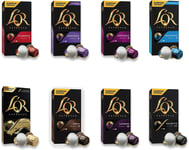 L'OR Favourites Assortment Nespresso Compatible Coffee Pods Pack of 8, Total 80