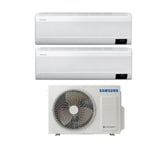 Samsung - windfree avant series dual split inverter air conditioner 9000+12000 btu avec aj052txj3kg a++ wi-fi 9+12 r-32 - new