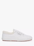 Superga 2750 Faux Fur Cuff Trainers, Off White