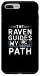 Coque pour iPhone 7 Plus/8 Plus Illustration viking nordique The Raven Guides My Path