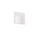 Applique LED escalier Carré 0,8W DC12V Blanc ERINUS - Blanc Naturel 4000K