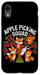 iPhone XR Apple Picking Squad Funny Orchard Harvest Season Fall Autumn Case