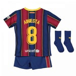 2020-2021 Barcelona Home Baby Kit (Andres Iniesta 8)