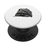 Locomotive à vapeur Train Train Train Big-Boy Train 4014 PopSockets PopGrip Adhésif