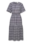 Hamilton Cut Dress Patterned Just Female