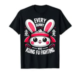 Every Bunny Was Kung Fu Fighting Funny Easter Rabbit T-Shirt