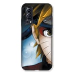 Cokitec Coque pour Vivo Y52 5G Manga Naruto Blanc