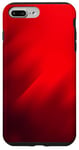 Coque pour iPhone 7 Plus/8 Plus Art abstrait rouge avec une ambiance esthétique minimale