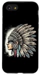 Coque pour iPhone SE (2020) / 7 / 8 Aztec Warrior Mask Ancient Civilization Mexican Heritage