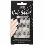 Ardell Nail Addict French False Nails - French Leopard (28 Nails)(61216)