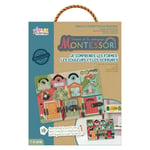 Tableau d'Apprentissage "Montessori" 30cm Multicolore