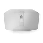 NEDIS Sonos® Play:5-Gen2™ Support Mural pour Haut-parleurs inclinable et Rotatif Angle d'inclinaison 15° Gestion des câbles Montage Facile et Facile Blanc Max. 7 kg