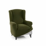 SOFASKINS® Housse de Fauteuil 1 Place - Housse de canapé à Oreilles Super élastique, avec Design Exclusif, Respirante et Durable, Facile à Installer. Dimensions 70-110 cm. Couleur : Vert