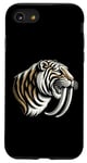 Coque pour iPhone SE (2020) / 7 / 8 Sabertooth Puissant Rugissement Épique