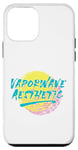 Coque pour iPhone 12 mini Vaporwave Esthétique – Synthé japonais Futurisme Goth Sunlight