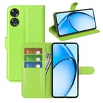 Oppo A60 4G      Pu Wallet Case    [Green]