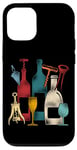 iPhone 12/12 Pro Sommelier Wine Drinking Tasting Retro Corkscrew Wine Opener Case