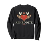 Aphrodite Greek Goddess of Love Symbol Sweatshirt