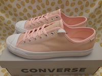 CONVERSE CONS JACK PURCELL PRO OX Leather Trainers Men’s Size 11uk Storm Pink